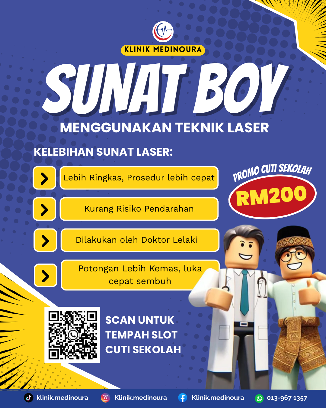 Sunat-putrajaya-laser-khatan-medinoura-kanak-sunat-dewasa-sunat-bangi-selangor