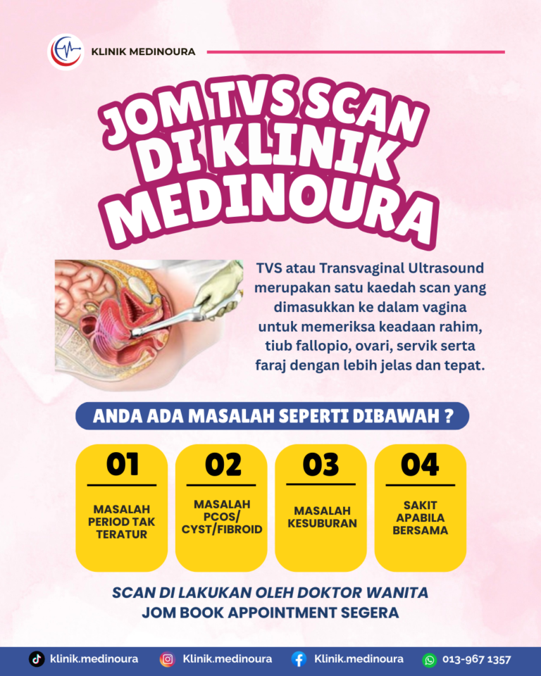 Scan Transvagina (TVS) & Saringan Masalah Haid